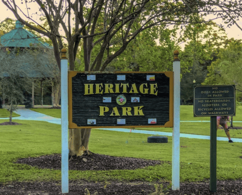 Heritage Park Sign